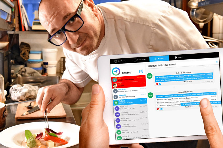 Restaurant Instant Ordering & Dispatching to the Kitchen or Bar